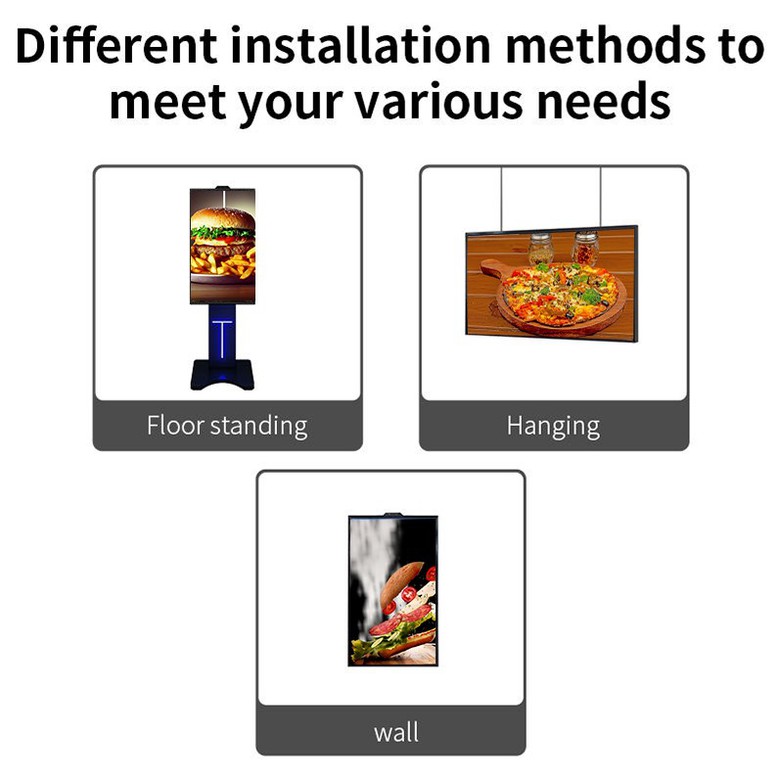 installations of55 Inch Wall Mounted Digital Display Screen installations of55 Inch Wall Mounted Digital Display Screen