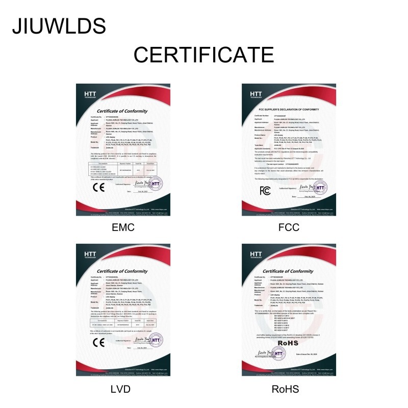 certification of 55 Inch Wall Mounted Digital Display Screen